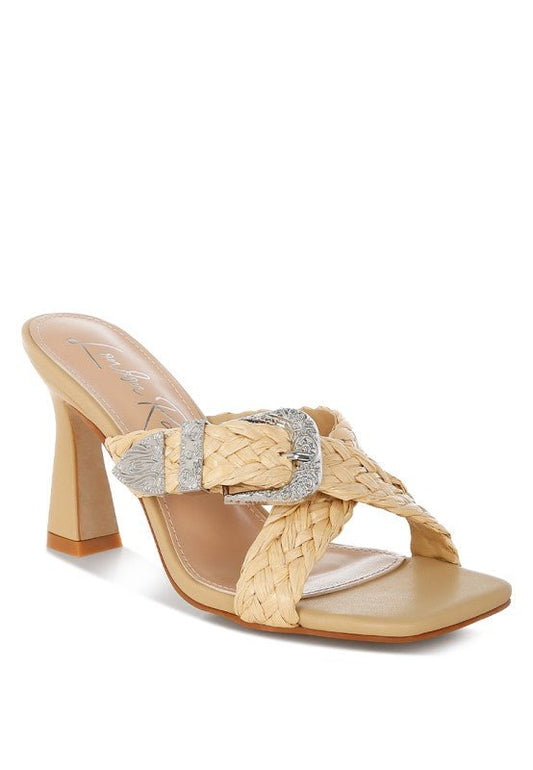 Nimaya Braided Criss - Cross Strap Sandals - Bitsy Gypsy Boutique