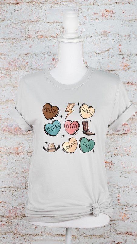 Nine Symbols County Sweetheart Graphic Tee - Bitsy Gypsy Boutique
