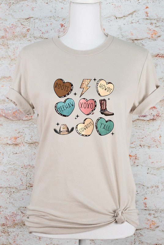 Nine Symbols County Sweetheart Graphic Tee - Bitsy Gypsy Boutique