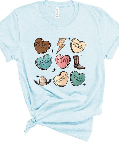 Nine Symbols County Sweetheart Graphic Tee - Bitsy Gypsy Boutique