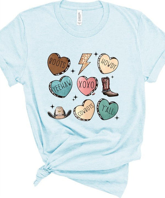 Nine Symbols County Sweetheart Graphic Tee - Bitsy Gypsy Boutique