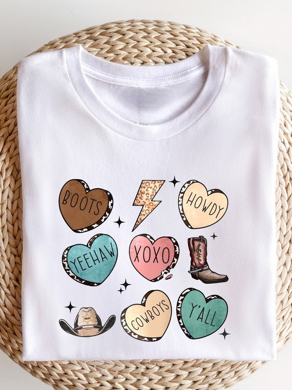 Nine Symbols County Sweetheart Graphic Tee - Bitsy Gypsy Boutique