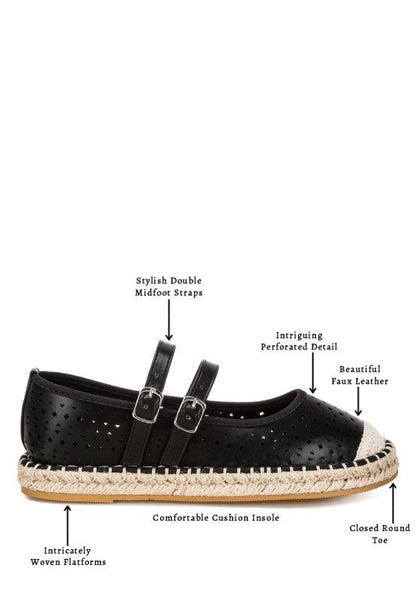 Noori Woven Dual Buckle Sandals - Bitsy Gypsy Boutique