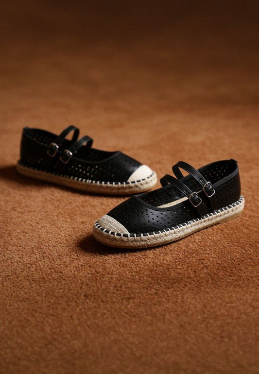 Noori Woven Dual Buckle Sandals - Bitsy Gypsy Boutique