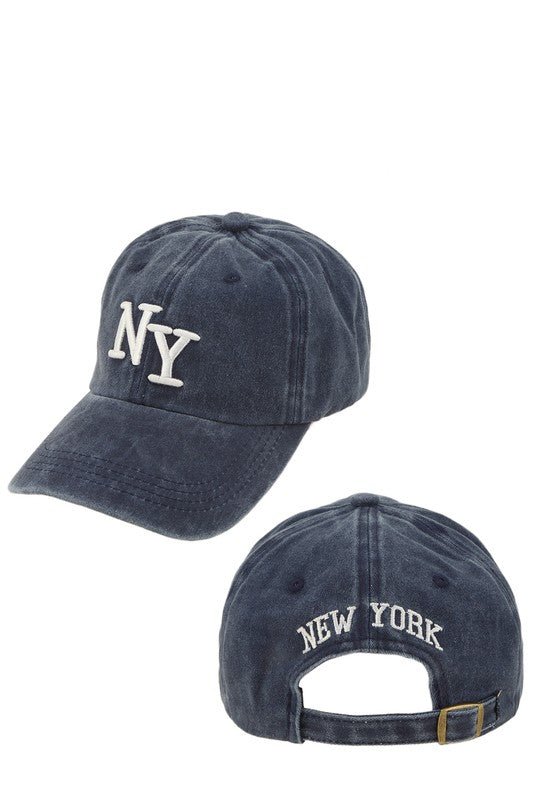 NY Embroidery Pigment Cap - Bitsy Gypsy Boutique