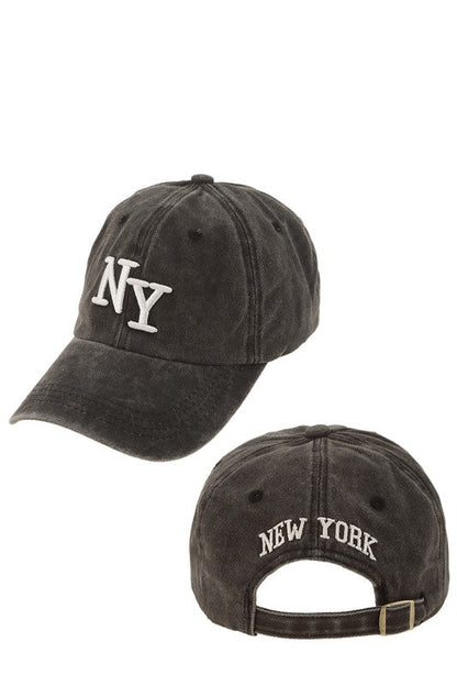 NY Embroidery Pigment Cap - Bitsy Gypsy Boutique