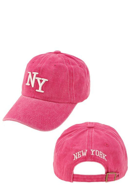 NY Embroidery Pigment Cap - Bitsy Gypsy Boutique