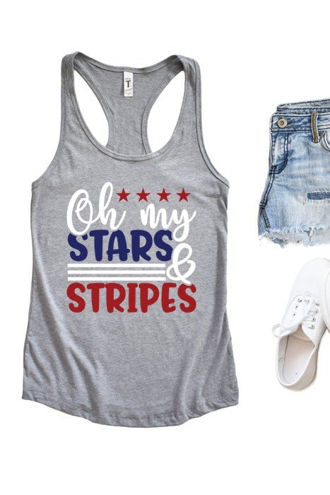 Oh My Stars & Stripes Tank - Bitsy Gypsy Boutique