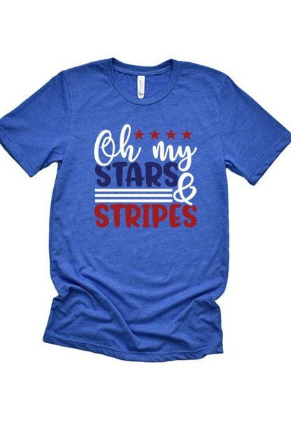 Oh My Stars & Stripes Tee - Bitsy Gypsy Boutique