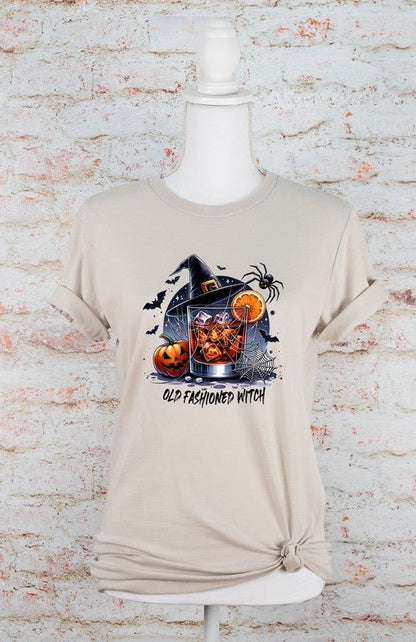 Old Fashioned Witch Bella Canvas Graphic Tee - Bitsy Gypsy Boutique