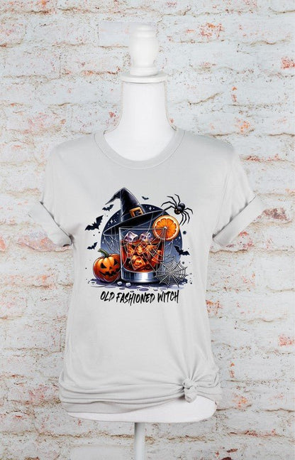 Old Fashioned Witch Bella Canvas Graphic Tee - Bitsy Gypsy Boutique