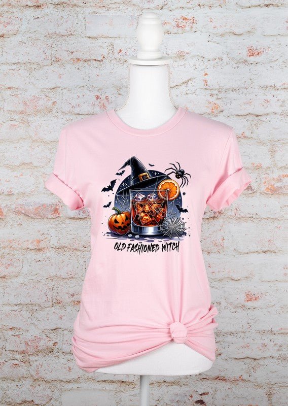 Old Fashioned Witch Bella Canvas Graphic Tee - Bitsy Gypsy Boutique