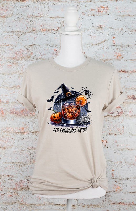 Old Fashioned Witch Bella Canvas Graphic Tee - Bitsy Gypsy Boutique