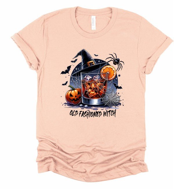 Old Fashioned Witch Bella Canvas Graphic Tee - Bitsy Gypsy Boutique
