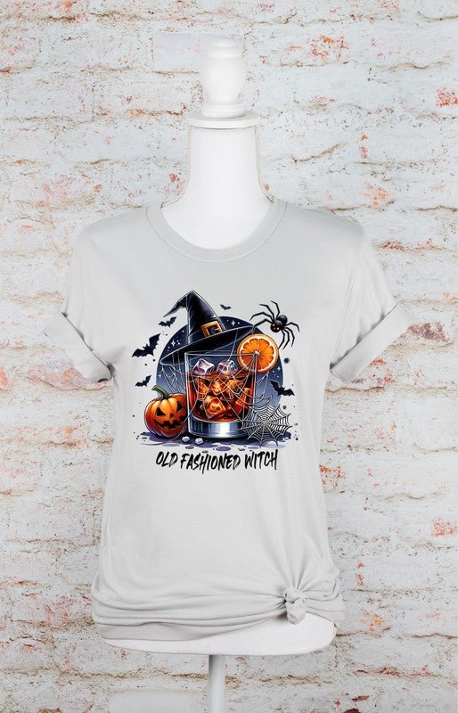 Old Fashioned Witch Bella Canvas Graphic Tee - Bitsy Gypsy Boutique