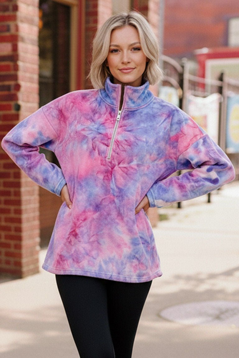 Pastel Skies Fleece Pullover - Bitsy Gypsy Boutique