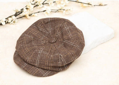 Plaid Newsboy Caps - Bitsy Gypsy Boutique