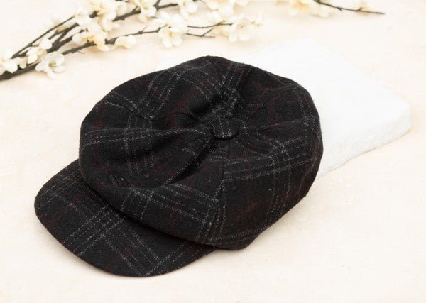 Plaid Newsboy Caps - Bitsy Gypsy Boutique