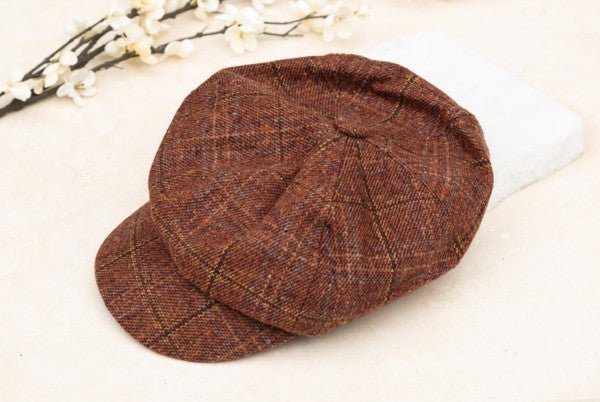 Plaid Newsboy Caps - Bitsy Gypsy Boutique