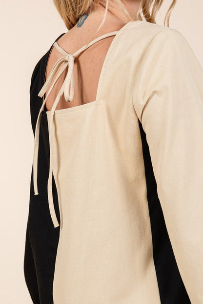 Plus Color Block Mini Dress - Bitsy Gypsy Boutique