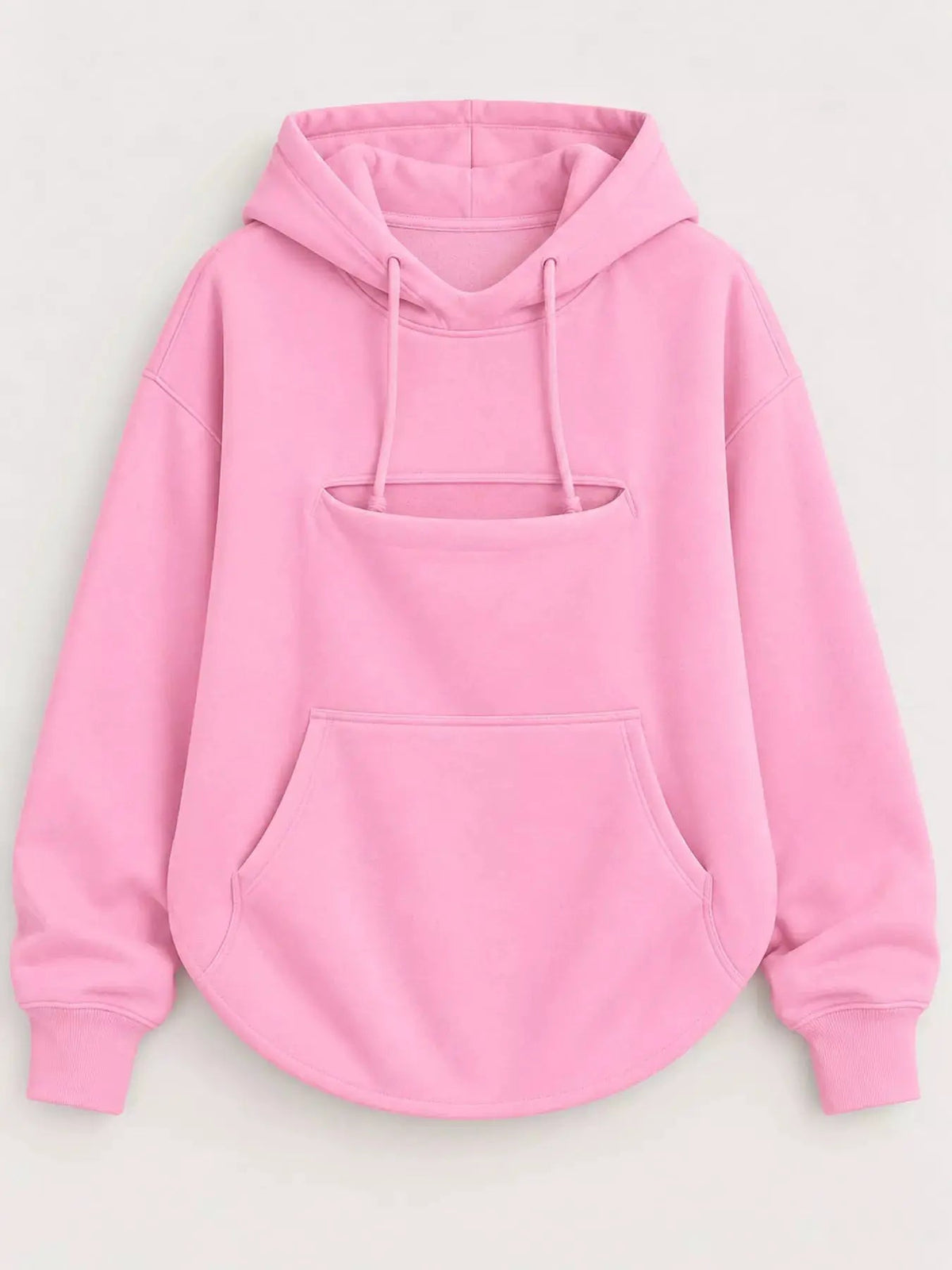 Plus Size Black Cat Pouch Drawstring Hoodie - Bitsy Gypsy Boutique