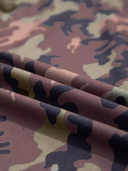 Plus Size Camouflage Print Long Sleeve Sweatshirt - Bitsy Gypsy Boutique