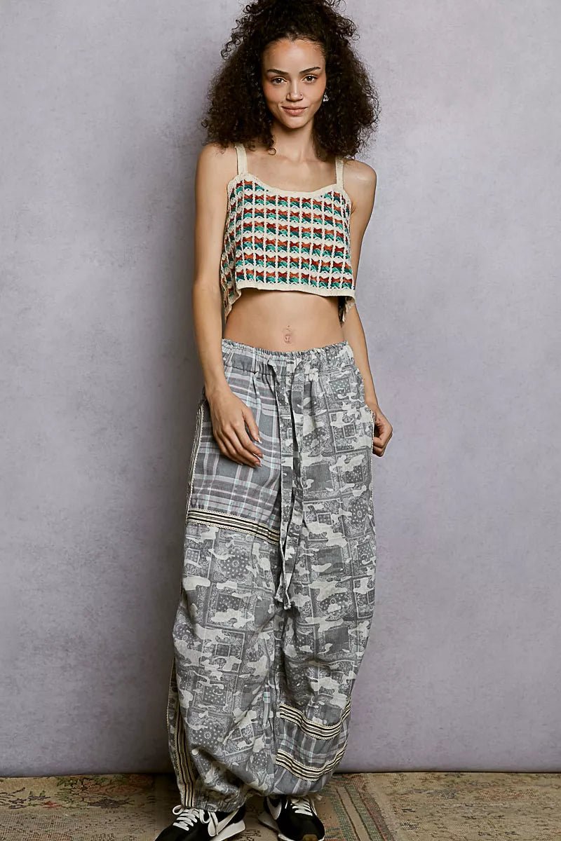 POL Cropped Crochet Cami with Scalloped Edge - Bitsy Gypsy Boutique