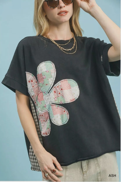 Umgee Mineral Wash French Terry Top