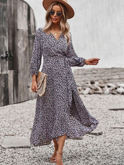 Printed midi dress - Bitsy Gypsy Boutique
