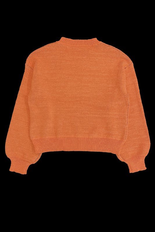 Pumpkin Halloween Sweater - Bitsy Gypsy Boutique