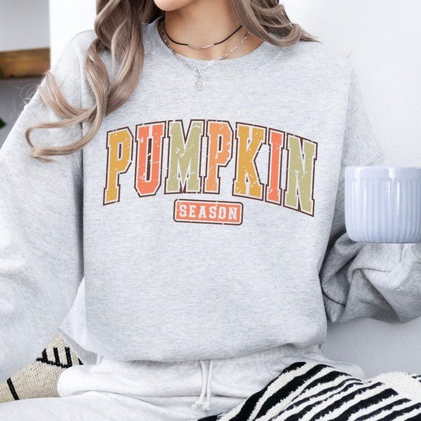 Pumpkin season women's fall sweatshirt - Bitsy Gypsy Boutique