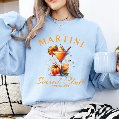 Pumpkin spice Martini women's fall sweatshirt - Bitsy Gypsy Boutique