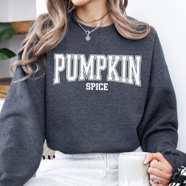 Pumpkin spice women's preppy fall sweatshirt - Bitsy Gypsy Boutique