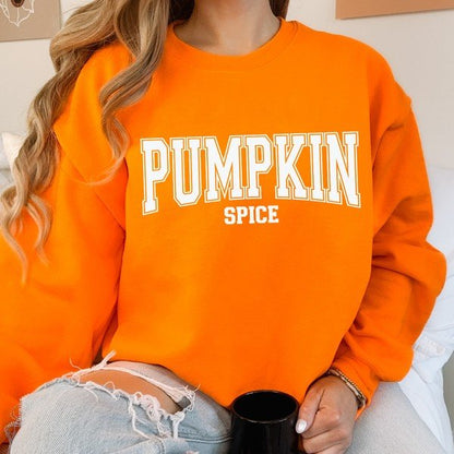 Pumpkin spice women's preppy fall sweatshirt - Bitsy Gypsy Boutique