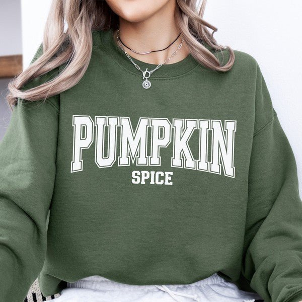 Pumpkin spice women's preppy fall sweatshirt - Bitsy Gypsy Boutique