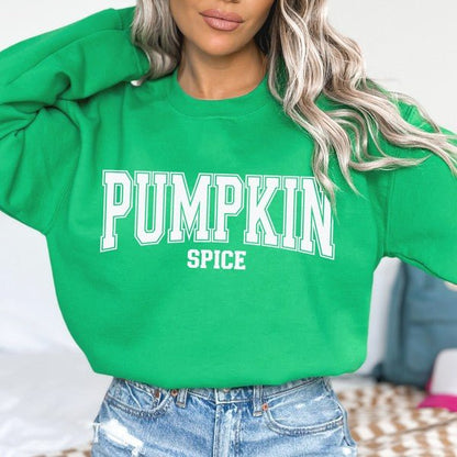 Pumpkin spice women's preppy fall sweatshirt - Bitsy Gypsy Boutique