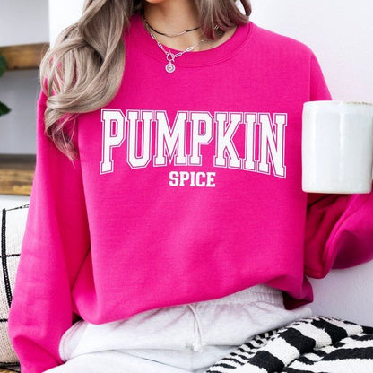 Pumpkin spice women's preppy fall sweatshirt - Bitsy Gypsy Boutique