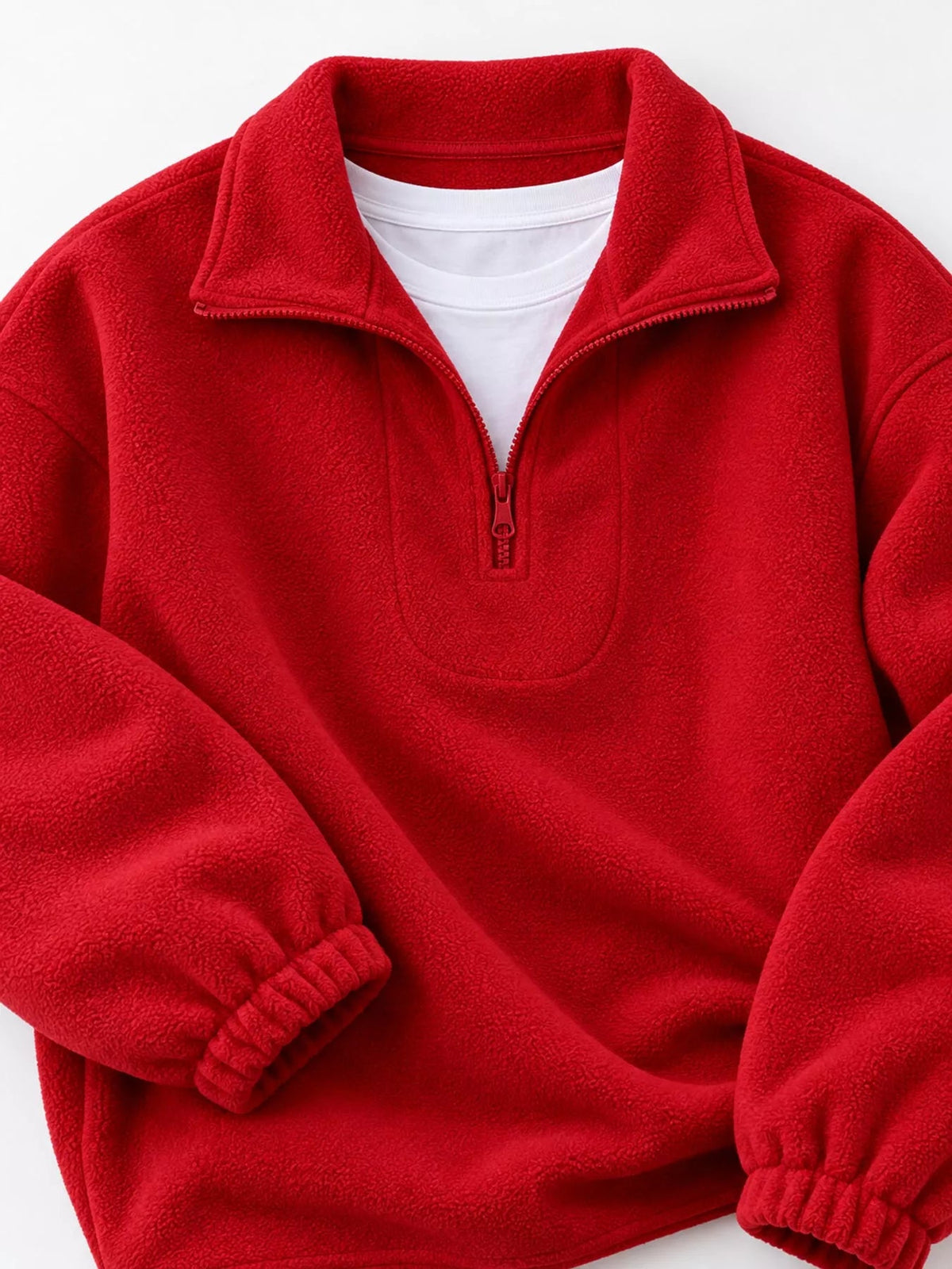 Quarter-Zip Fleece Sweatshirt - Bitsy Gypsy Boutique