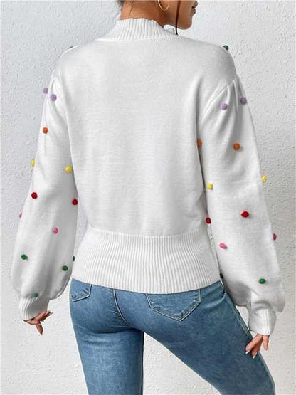 Rainbow Dots Turtleneck - Bitsy Gypsy Boutique