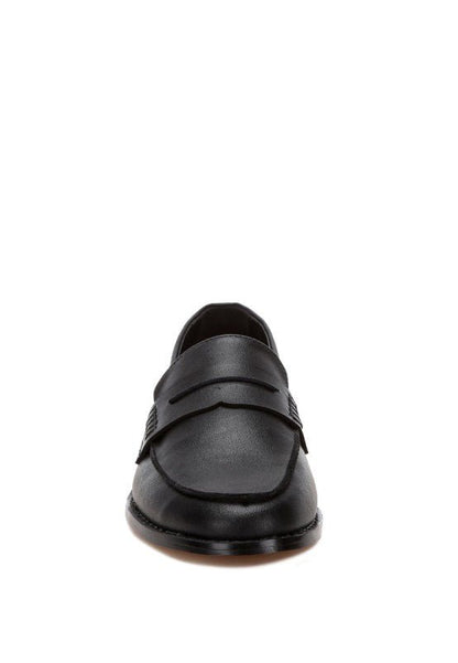 Reiga Low Block Heel Loafers - Bitsy Gypsy Boutique