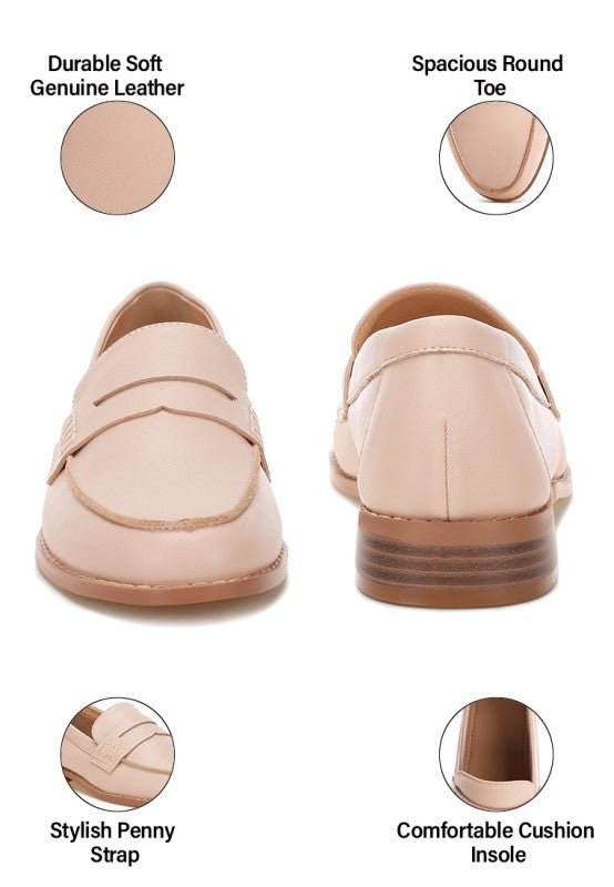 Reiga Low Block Heel Loafers - Bitsy Gypsy Boutique