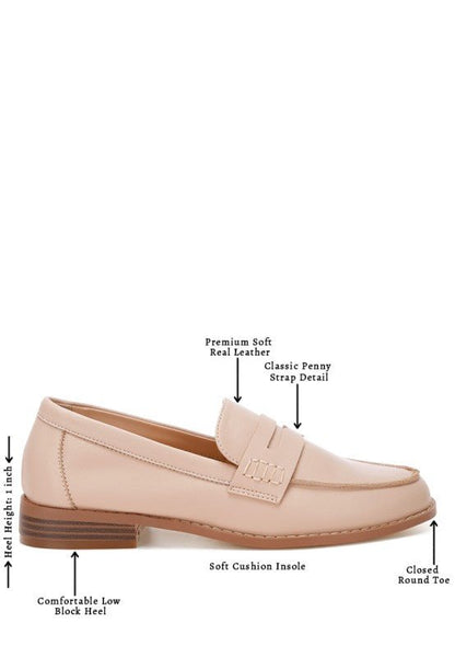 Reiga Low Block Heel Loafers - Bitsy Gypsy Boutique