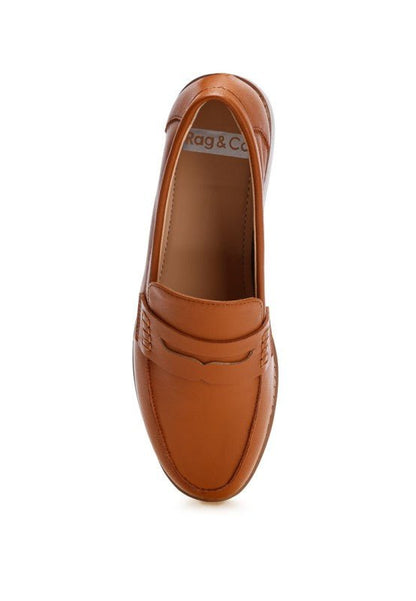 Reiga Low Block Heel Loafers - Bitsy Gypsy Boutique