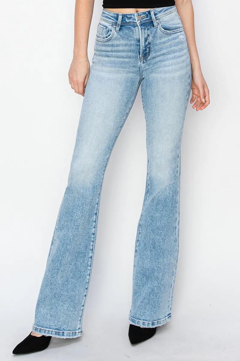 RISEN High Rise Bootcut Jeans - Bitsy Gypsy Boutique
