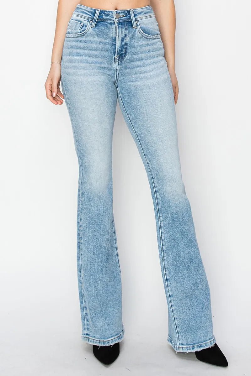 RISEN High Rise Bootcut Jeans - Bitsy Gypsy Boutique