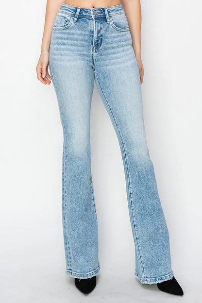 RISEN High Rise Bootcut Jeans - Bitsy Gypsy Boutique