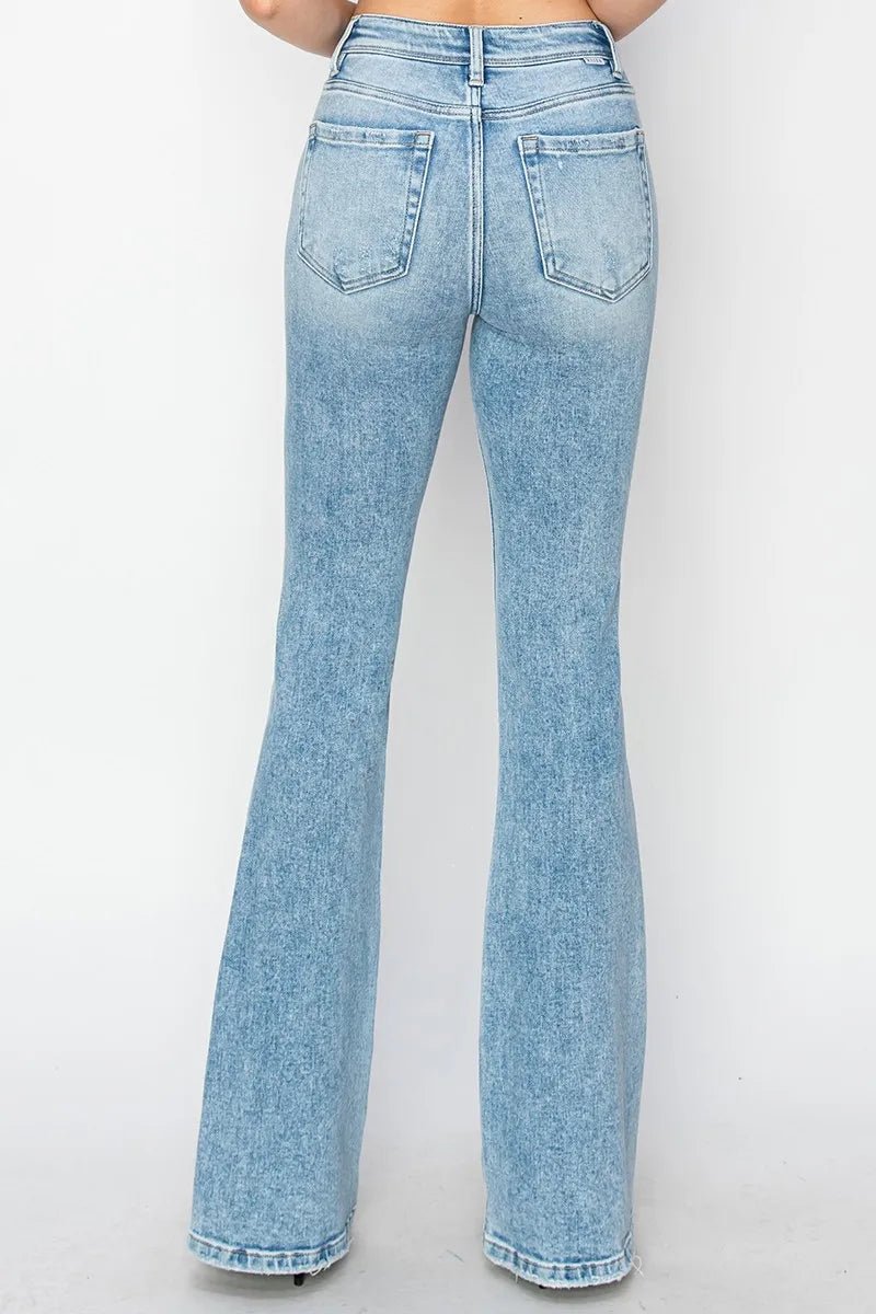RISEN High Rise Bootcut Jeans - Bitsy Gypsy Boutique