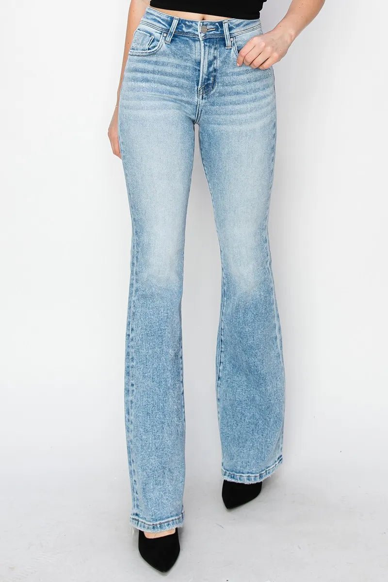 RISEN High Rise Bootcut Jeans - Bitsy Gypsy Boutique