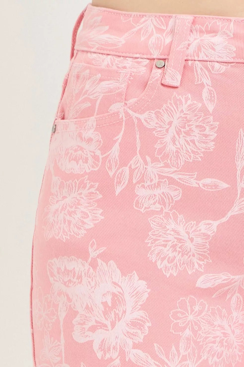 RISEN High Rise Printed Shorts - Bitsy Gypsy Boutique