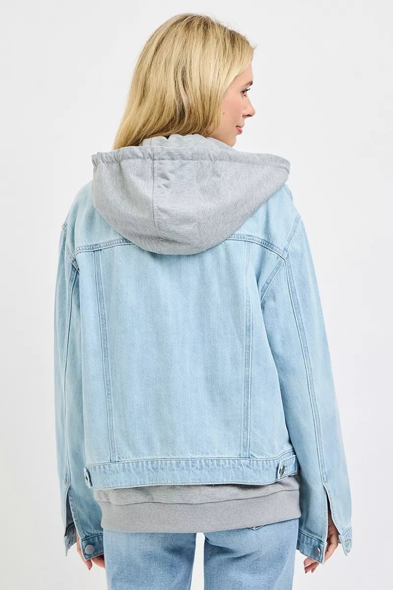 RISEN Oversized Hoodie Jacket - Bitsy Gypsy Boutique